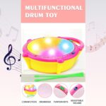 Flash Drum Toy â€“ Colorful Musical Drum with Light Effects, Best Gift for Kids - Image 10