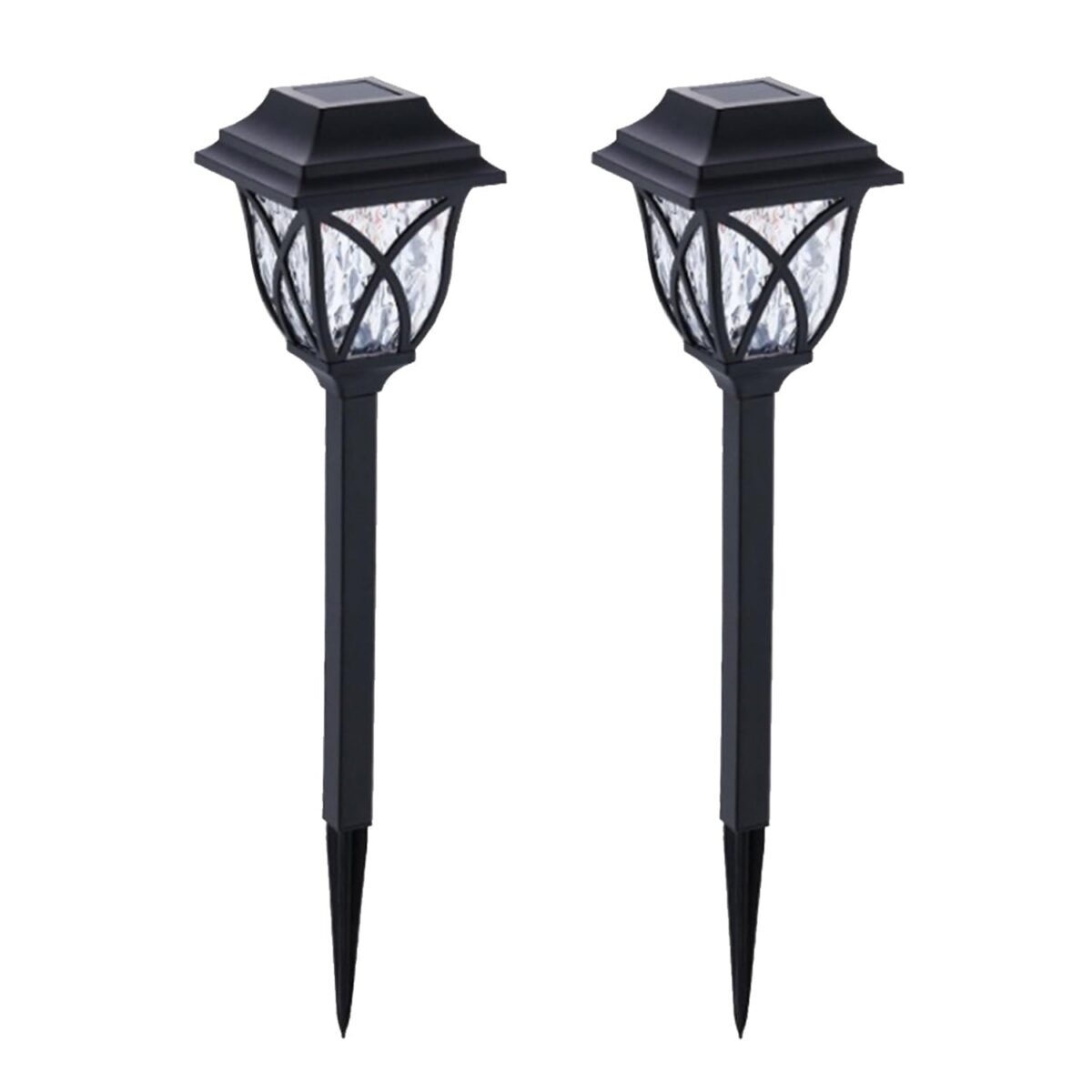 Solar Pathway Lights Outdoor Garden Lights (2 Pcs Set) - Image 1