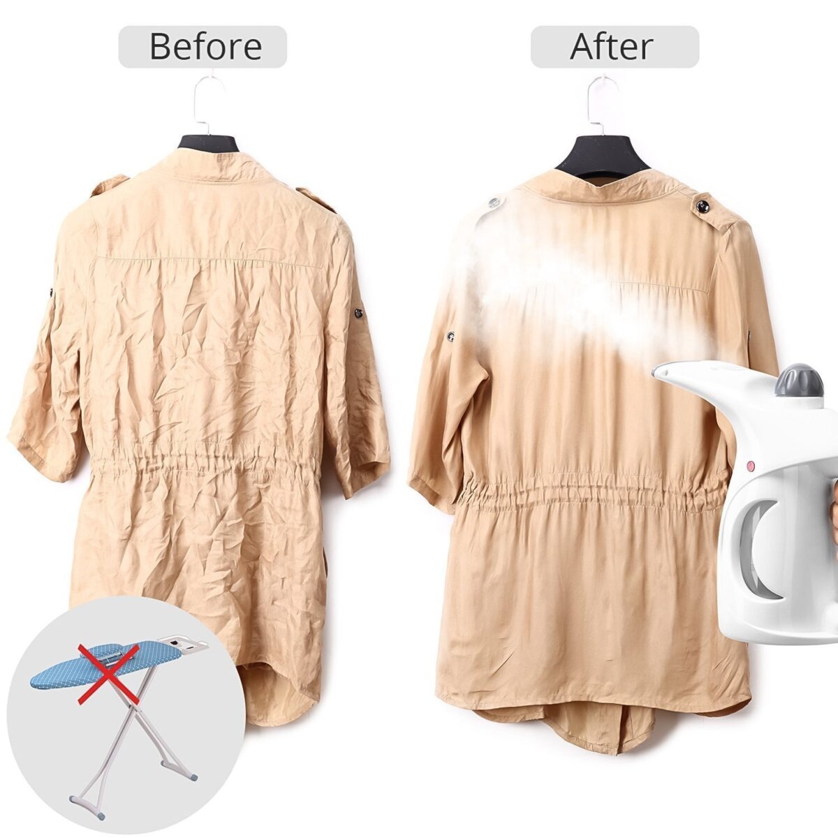 Portable Handheld Garment & Facial Steamer (1 Pc) - Image 6
