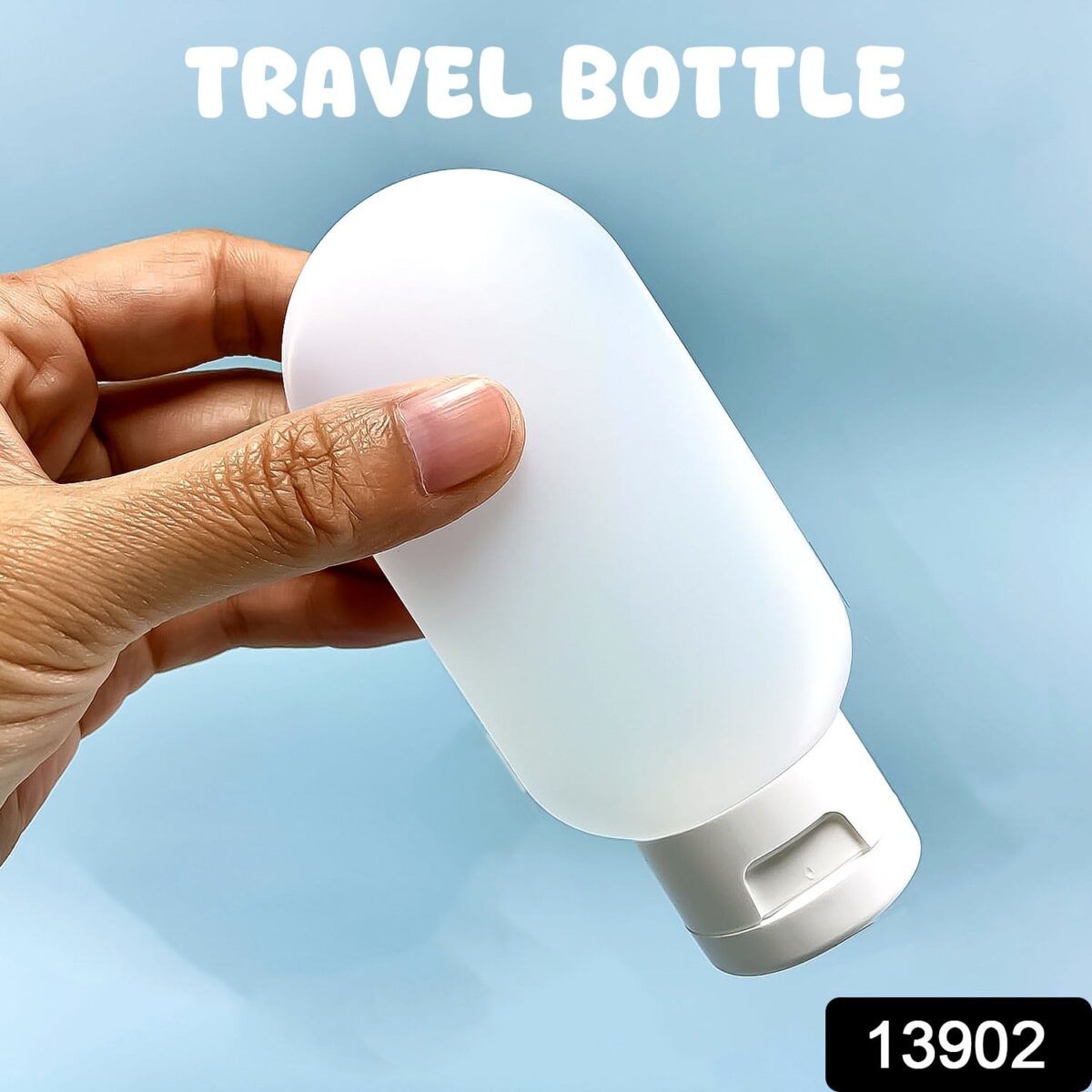 Small Plastic Travel Bottle Set, Travel Shampoo and Conditioner Bottles (1 Pc / 60 ML Approx / Mix Color) - Image 2