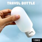 Small Plastic Travel Bottle Set, Travel Shampoo and Conditioner Bottles (1 Pc / 60 ML Approx / Mix Color) - Image 2