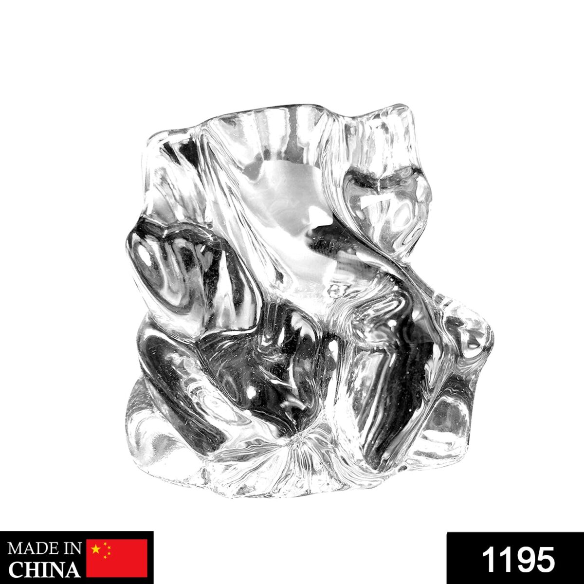 Crystal Glass Ganesha Idol for Home, Office and Car Dashboard - Image 2
