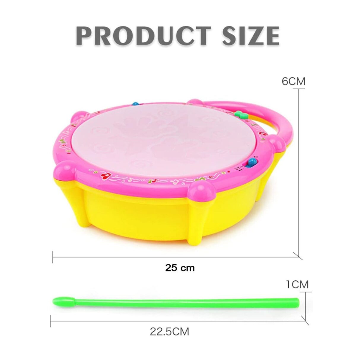 Flash Drum Toy Ã¢â‚¬â€œ Colorful Musical Drum with Light Effects, Best Gift for Kids - Image 11