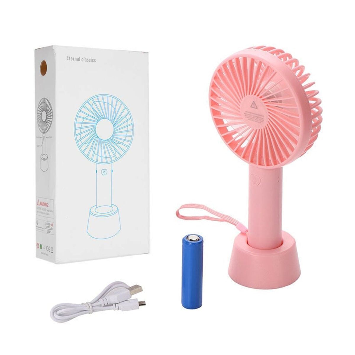 Portable Handheld Fan used in summers in all kinds of places including household and offices etc.(Battery Not Include) - Image 4