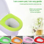 Bathroom Soft Thicker Warmer Stretchable Washable Cloth Toilet Seat Cover (1pc) - Image 5