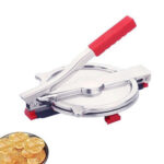 Manual Stainless Steel Puri Press Machine / Maker with Handle (6 inch) - Image 3