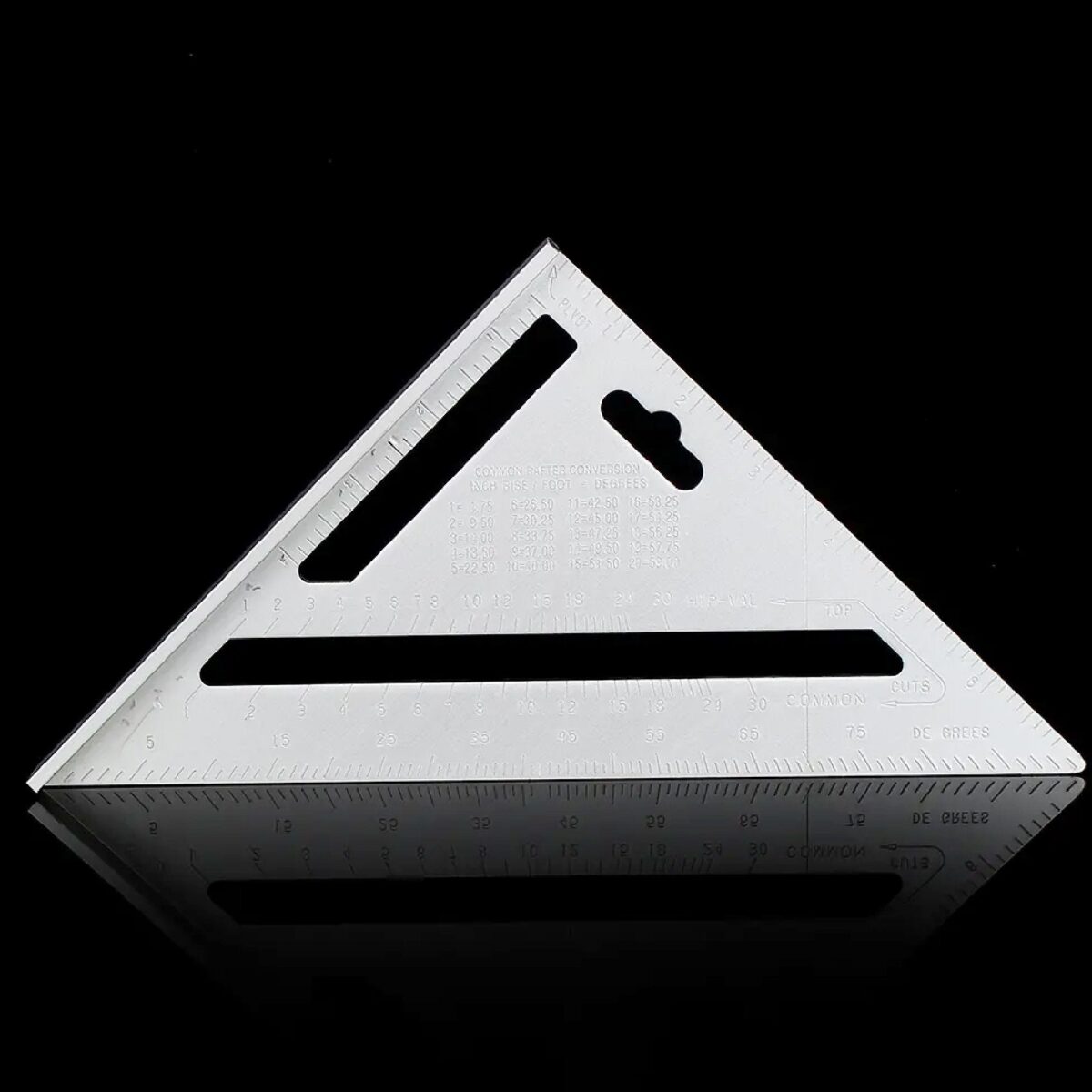 Light Weight Double Side Scale Triangle Measurement Hand Tool - Image 1