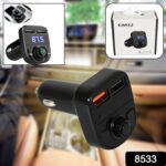 CAR-X8 Bluetooth FM Transmitter Kit with Dual USB Fast Charger - Image 2