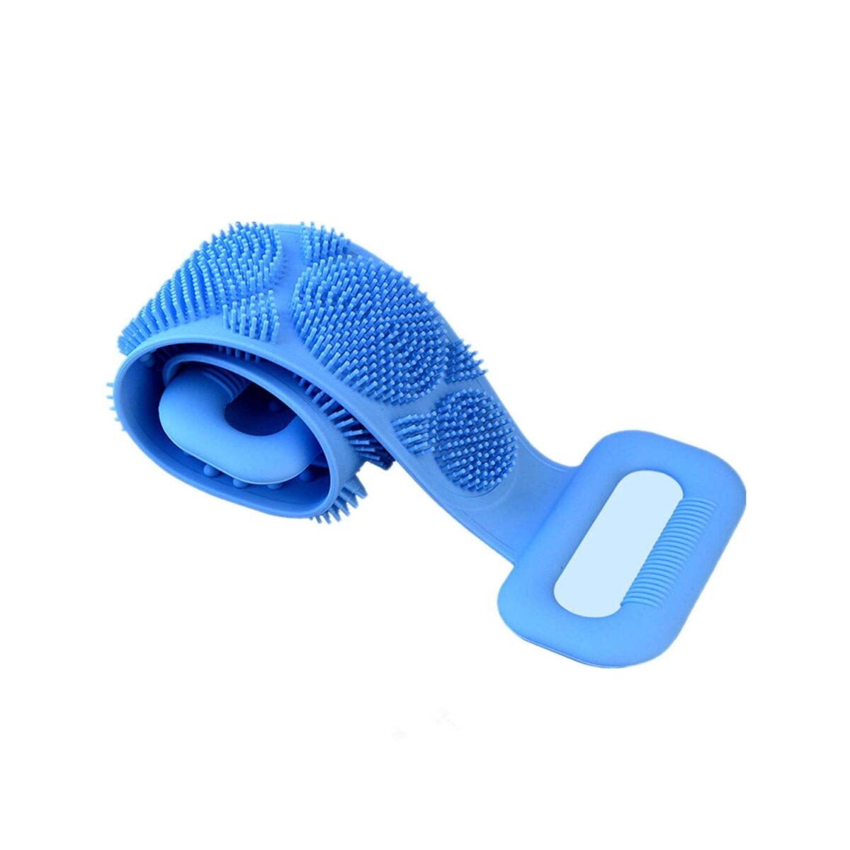Silicone Body Back Scrubber Double Side Bathing Brush for Skin Deep Cleaning - Image 1