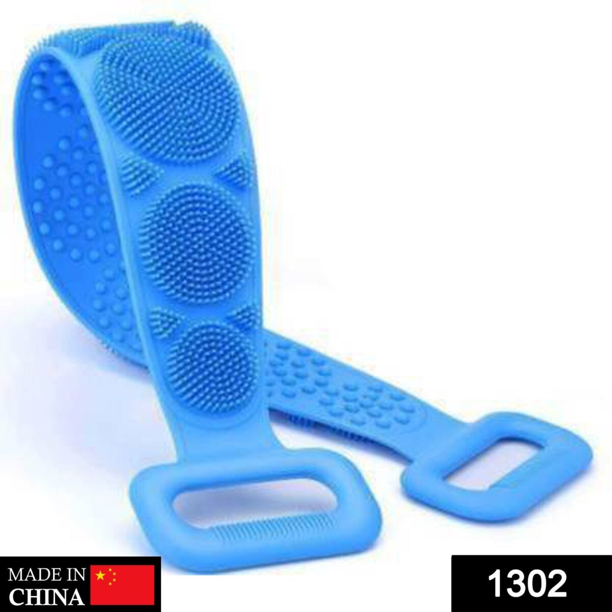 Silicone Body Back Scrubber Double Side Bathing Brush for Skin Deep Cleaning - Image 2