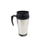 Stainless Steel Vacuum Glass Insulated Glass Coffee Cups (With Lid & Handle / 1 pc) - Image 5