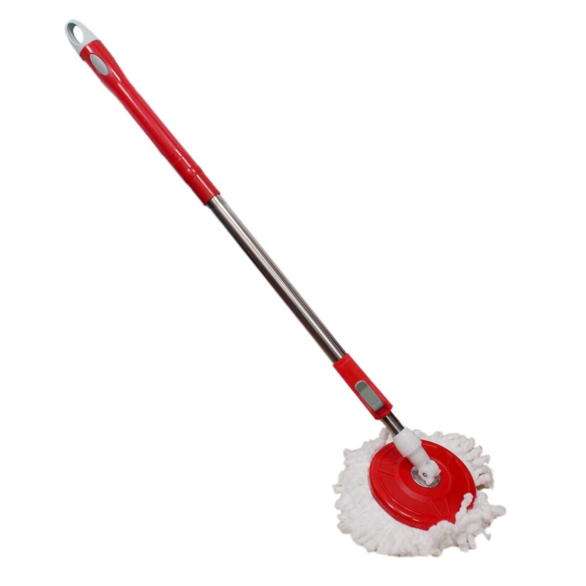 Home Cleaning Stainless Steel 360Ã‚Â° Rotating Pole - Microfiber Mop with Adjustable Rod Stick - Image 1