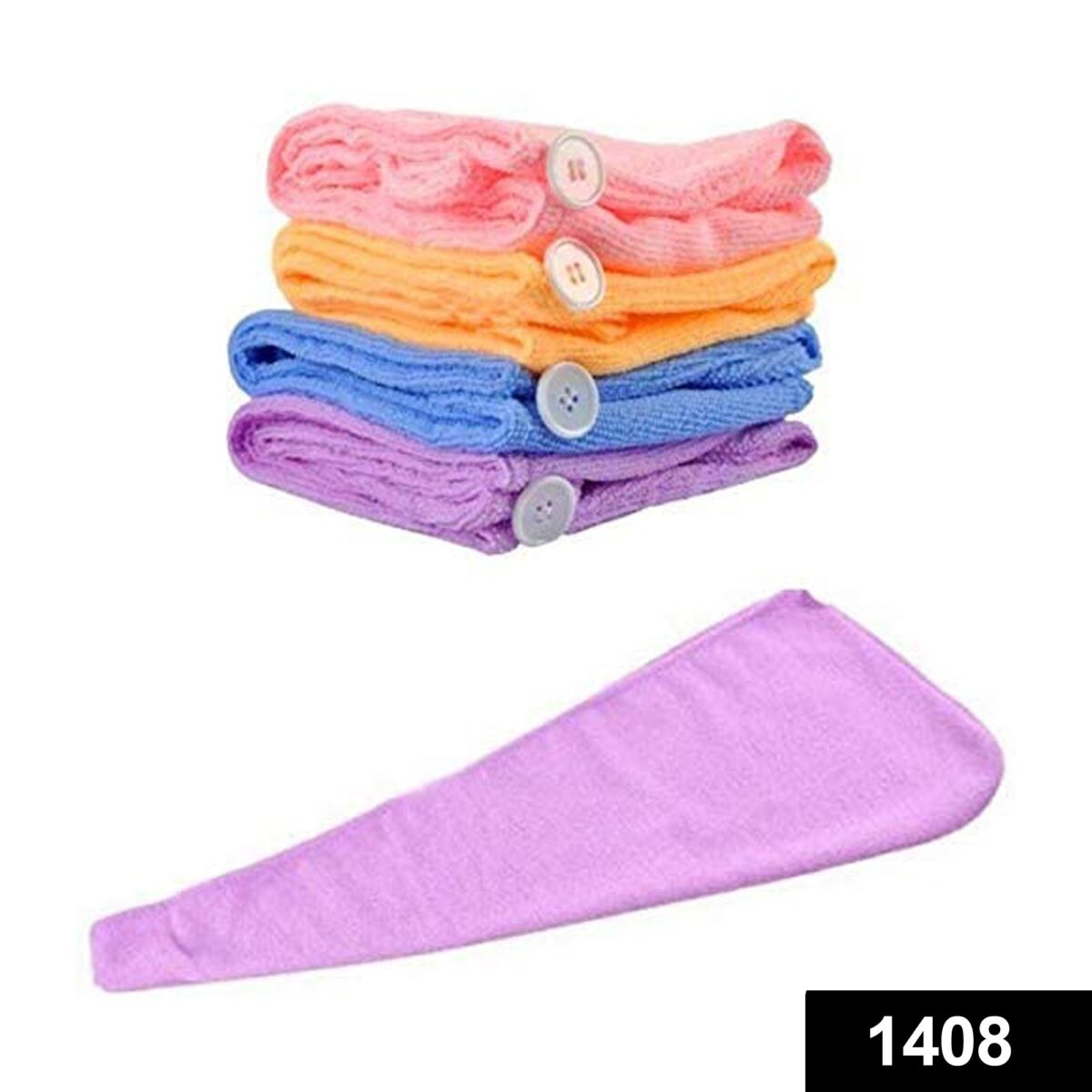 Quick Turban Hair-Drying Absorbent Microfiber Towel / Dry Shower Caps, Hair accessories - Image 2