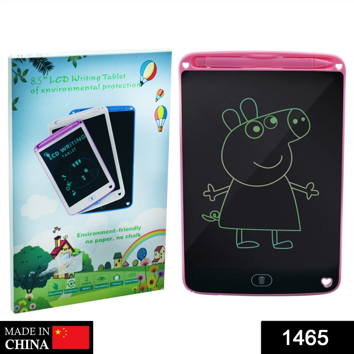 Portable 8.5 LCD Writing Digital Tablet Pad  for Writing / Drawing  ( MultiColor ink ) - Image 2
