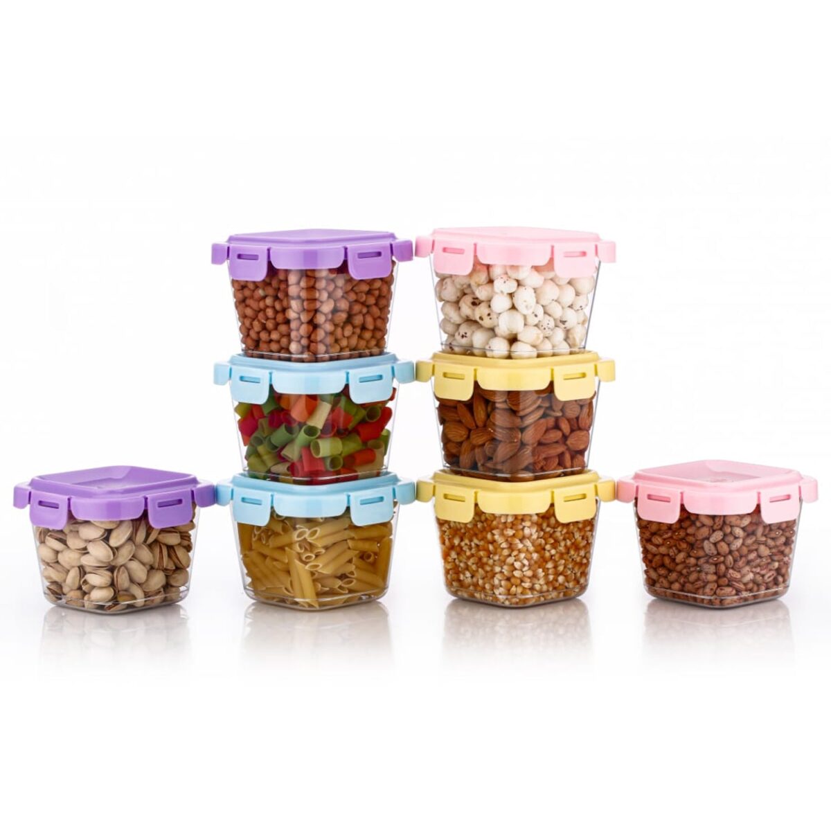Plastic Food Storage Containers with Lid (4 Pcs Set / 500 ML) - Image 6