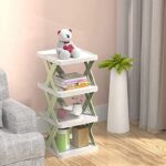 4 LAYER SHOES STAND, SHOE TOWER RACK SUIT FOR SMALL SPACES, CLOSET, SMALL ENTRYWAY, EASY ASSEMBLY AND STABLE IN STRUCTURE, CORNER STORAGE CABINET FOR SAVING SPACE - Image 7