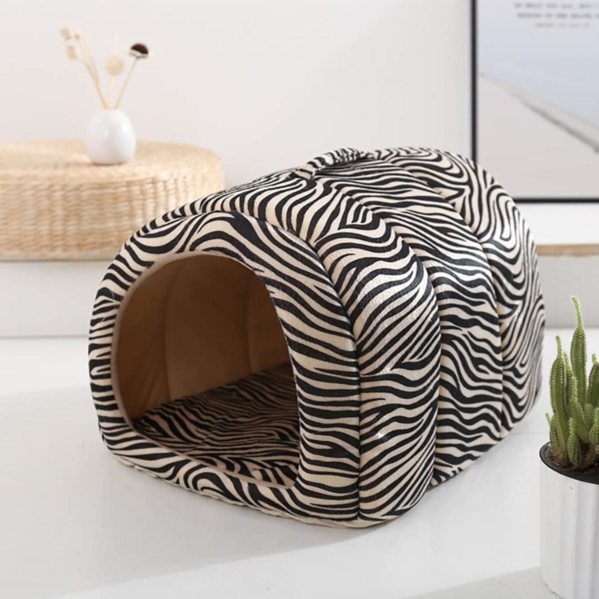 Portable Plush Sponge 3D Pet Bed (1 Set) - Image 1