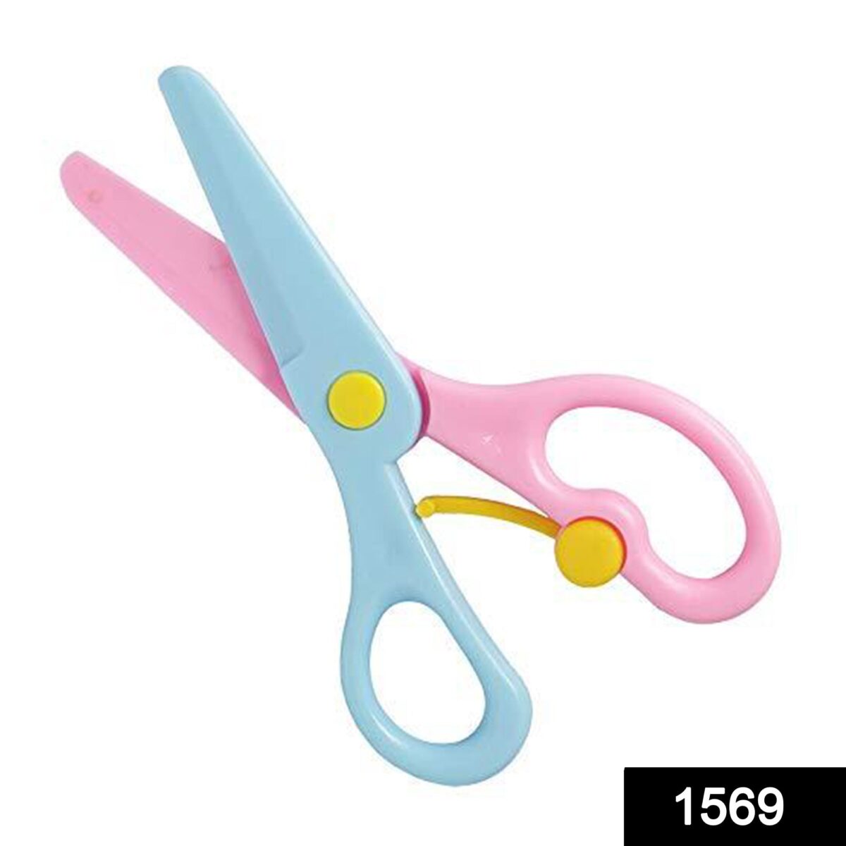 Kids Handmade Plastic Safety Scissors Safety Scissors - Image 2