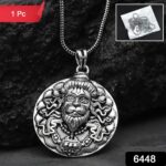 Hanuman faceLocket With Chain, Pendant Necklace Chain (1 Pc) - Image 2