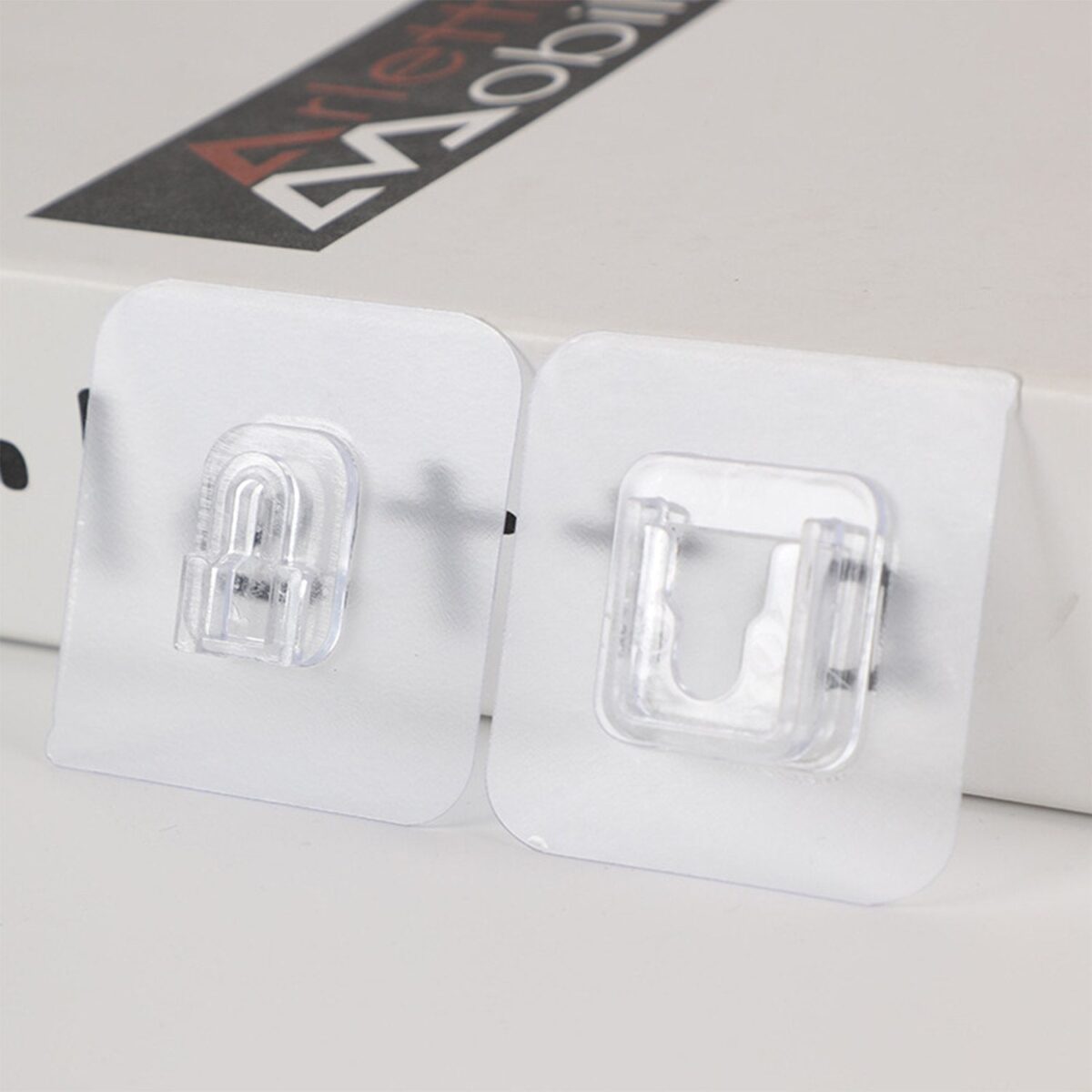 Magic Adhesive Plastic Wall Hooks Heavy Duty Hooks (Pack of 20) - 10 pair - Image 7