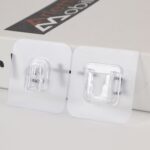 Magic Adhesive Plastic Wall Hooks Heavy Duty Hooks (Pack of 20) - 10 pair - Image 7