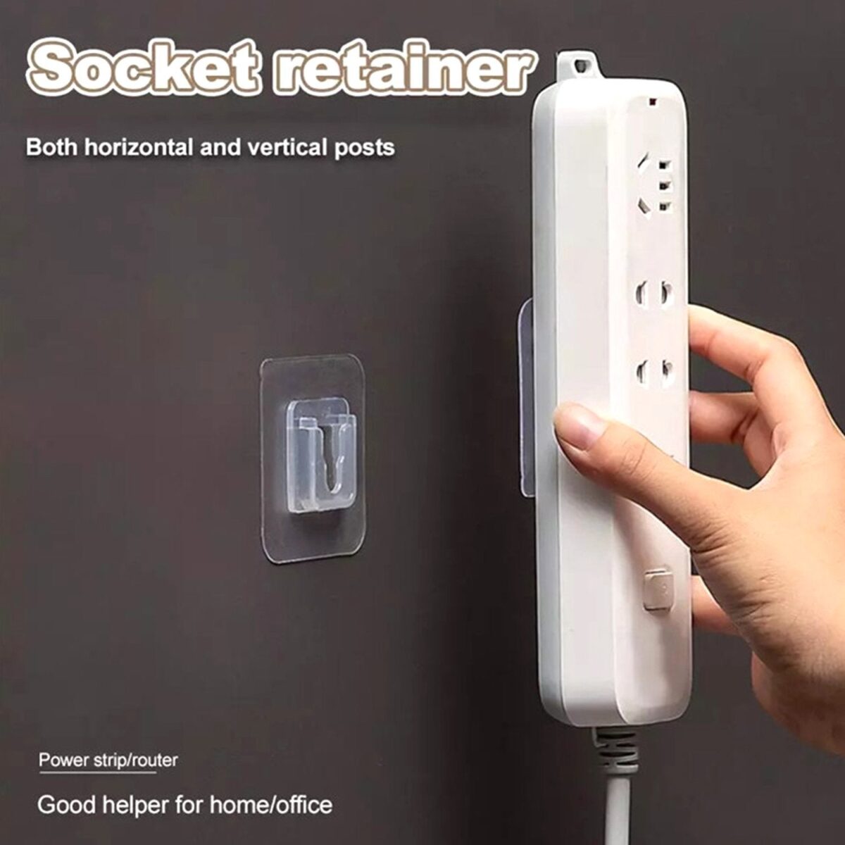 Magic Adhesive Plastic Wall Hooks Heavy Duty Hooks (Pack of 20) - 10 pair - Image 4
