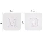 Magic Adhesive Plastic Wall Hooks Heavy Duty Hooks (Pack of 20) - 10 pair - Image 5
