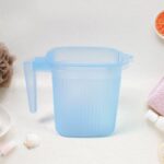 Plastic Transparent Bathroom Water Mug (4 pc / Mix colour / 1000 ML) - Image 5