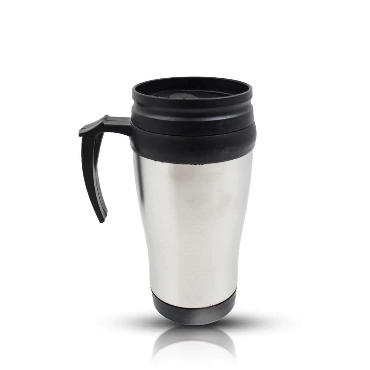 Stainless Steel Vacuum Glass Insulated Glass Coffee Cups (With Lid & Handle / 1 pc) - Image 7