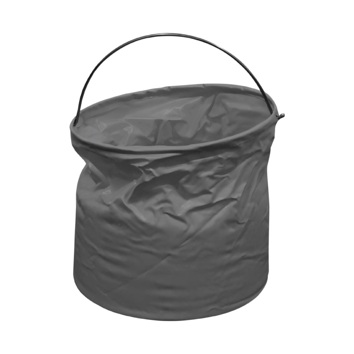 Folding Bucket, Portable, Round Bucket, Simple Bucket, With Handle, Multi-functional, For Outdoor Use, Fishing, Car Washing, Cleaning, Disaster Prevention, Portable, Lightweight, Durable (1 pc / Mix Color) - Image 4