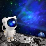 Robot Sky Space Stars Light Astronaut Galaxy Projector, Night lamp, Bedroom, Kids, Projector, Remote Control, Star Projector Will Take Children's to Explore The Vast Starry Sky for Adults, raksha bandhan, Diwali Gift - Image 7