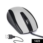 Wired Mouse for Laptop and Desktop Computer PC With Faster Response Time (Silver) - Image 2