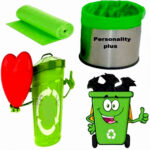 Bio-degradable Eco Friendly Garbage / Trash Bags Rolls (19" x 21") (Green) - Image 6
