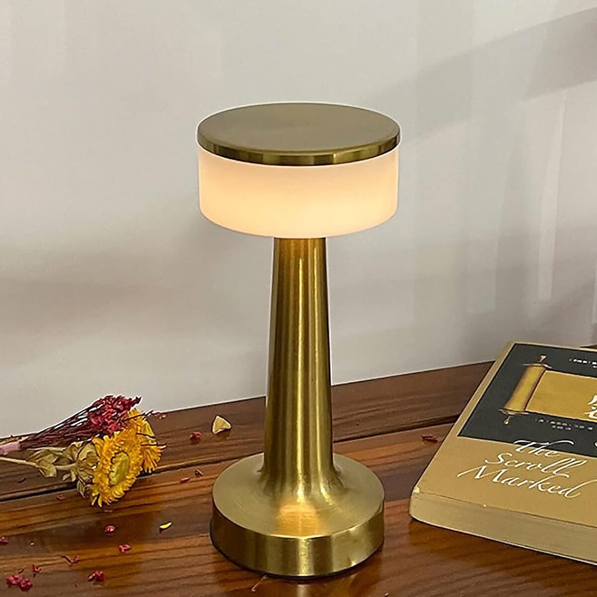 Touch LED Lamp Ã¢â‚¬â€œ USB, 3 Colors, 3 Brightness Levels (1 Pc, Metal) - Image 6