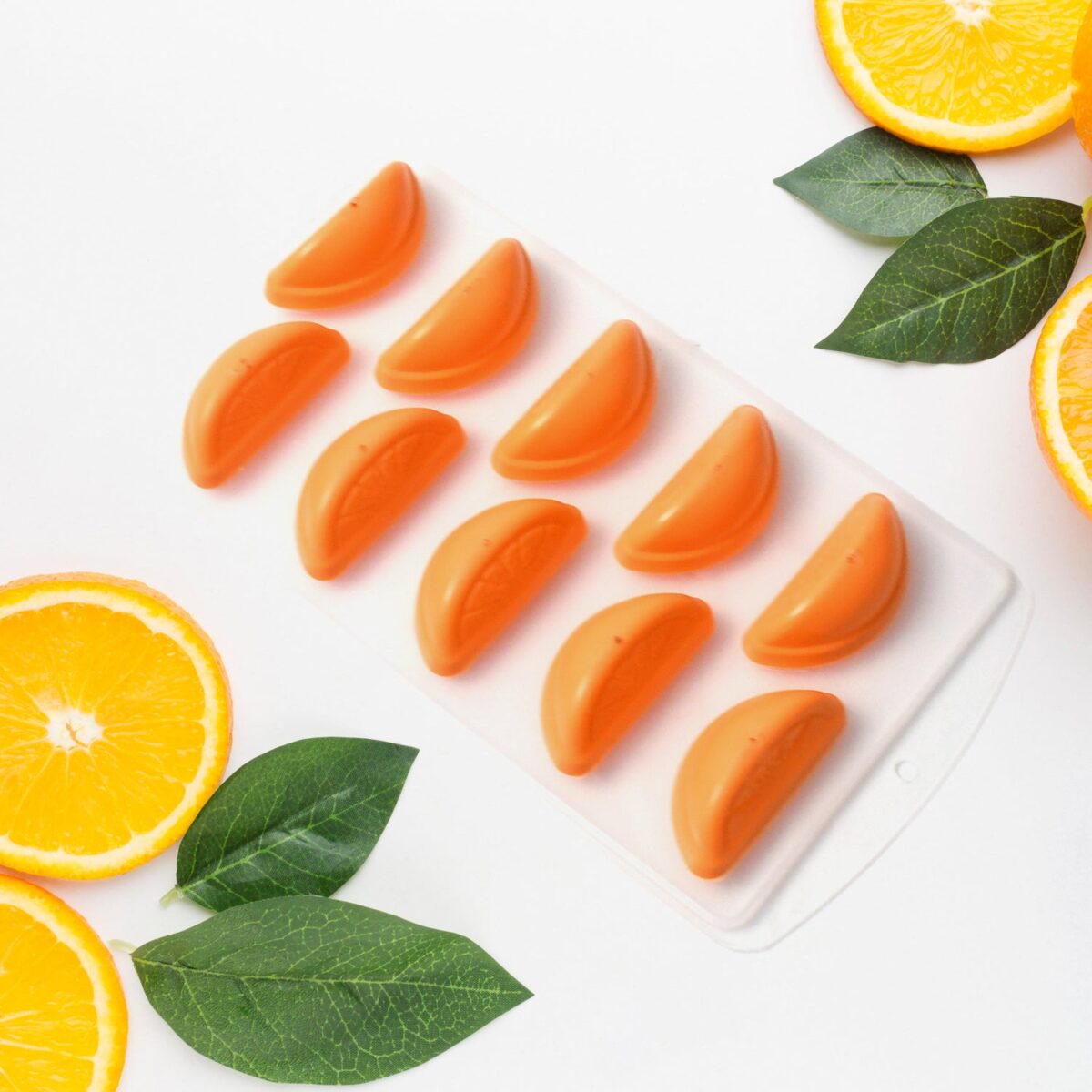 Silicone Mold Ice Cube Tray Creative Sweet Multi Type Ice Tray , Ice Cube Trays Multi Fruit Shape Ice Tray (1 Pc) - Image 1