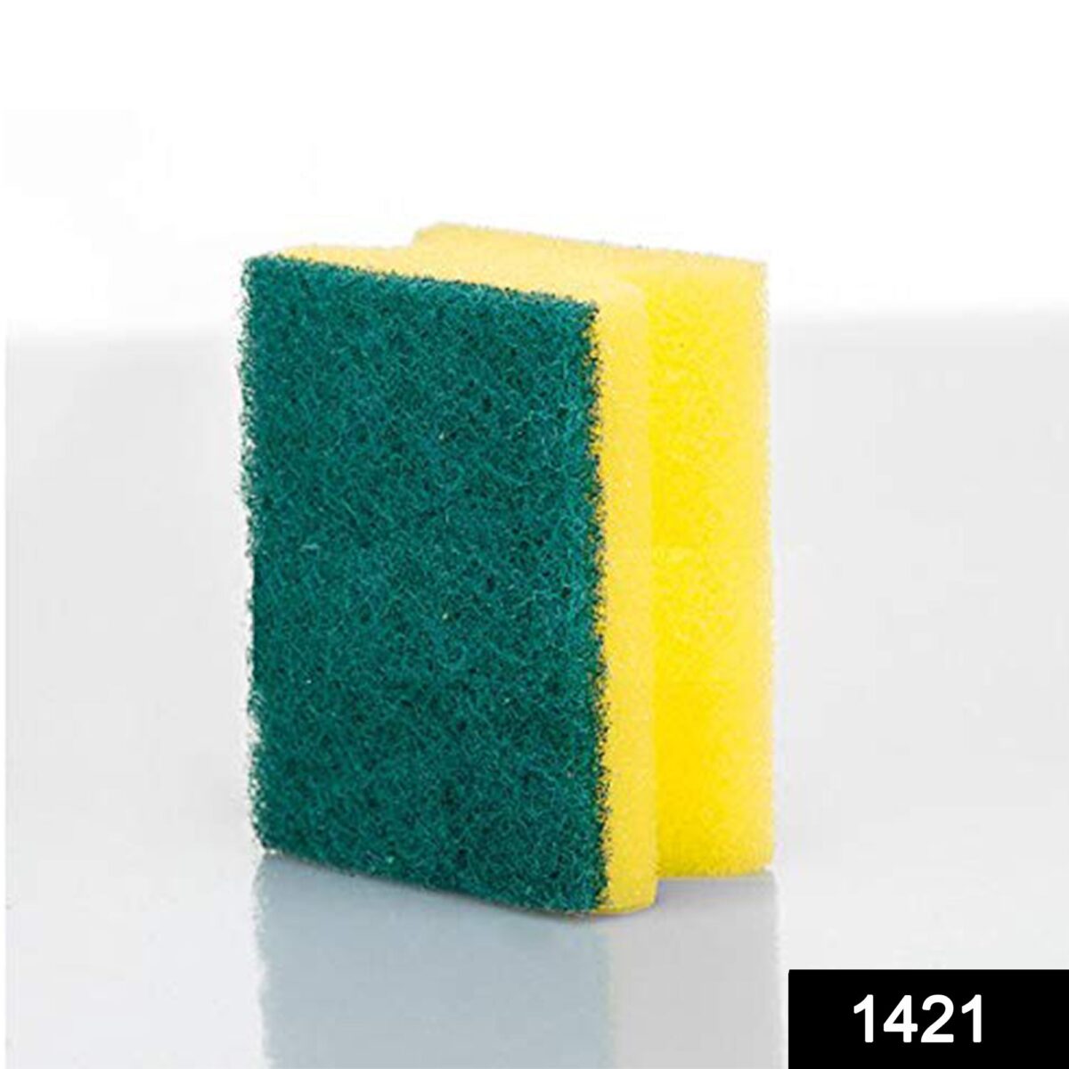 Scrub Sponge 2 in 1 Pad for Kitchen, Sink, Bathroom Cleaning Scrubber - Image 2
