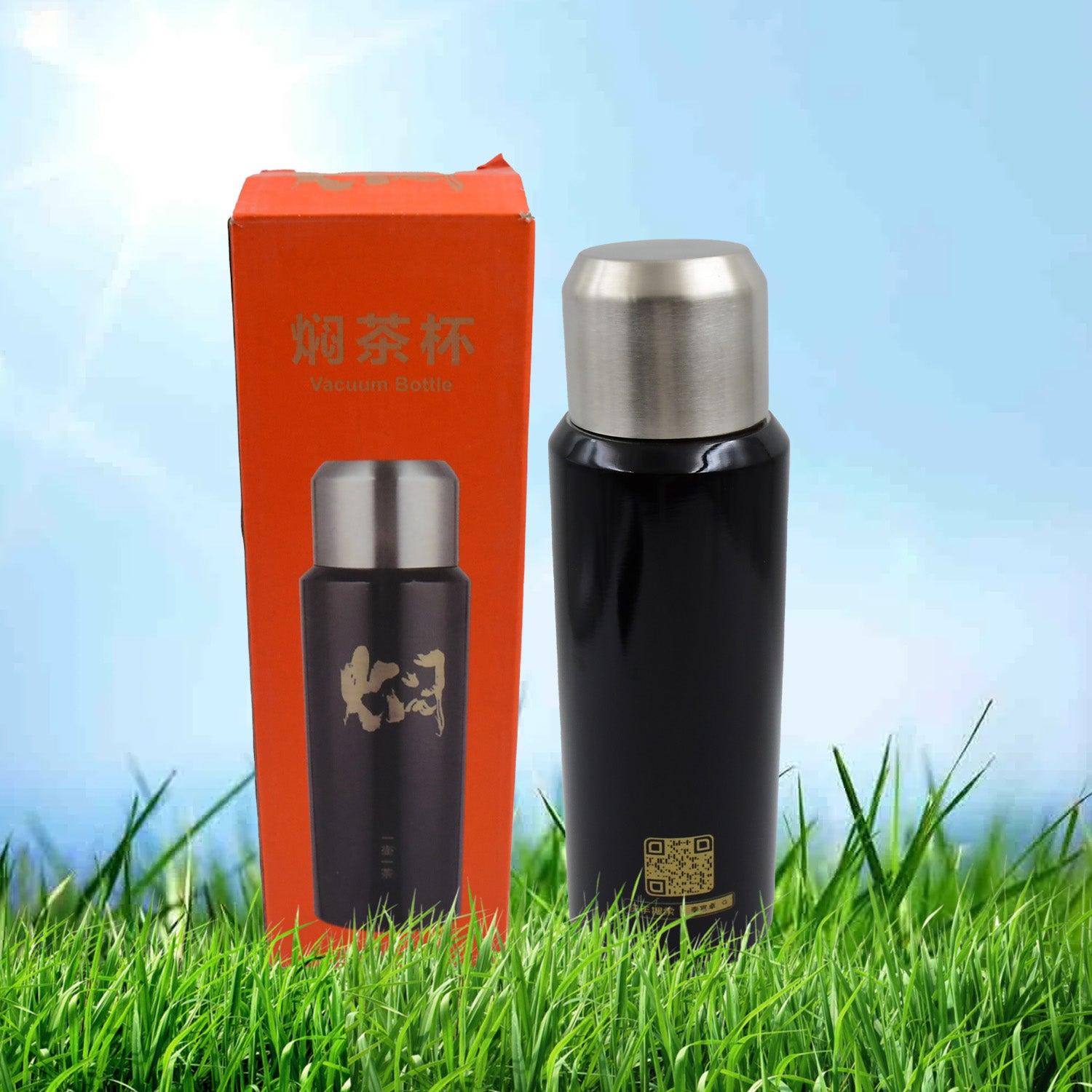 1_b117e4ce-e225-4c3f-aa62-59e37d925756.jpg Double Walled Insulated Hot and Cold Water / Tea / Coffee Thermal Bottles (600 ML) - Image 1