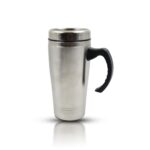 Stainless Steel Coffee Mug (1 Pc / With lid & Handle) - Image 5