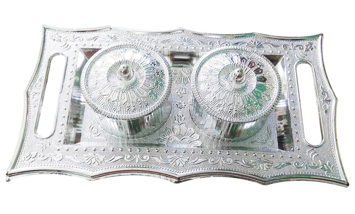 Multipurpose Decorative Multi Storage Mukhwas Dani / Serving Tray - Image 1
