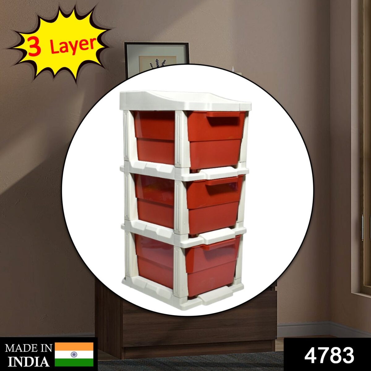 Multi-Purpose Anti-Slip 3 Layer Modular Drawer Storage System - Image 2
