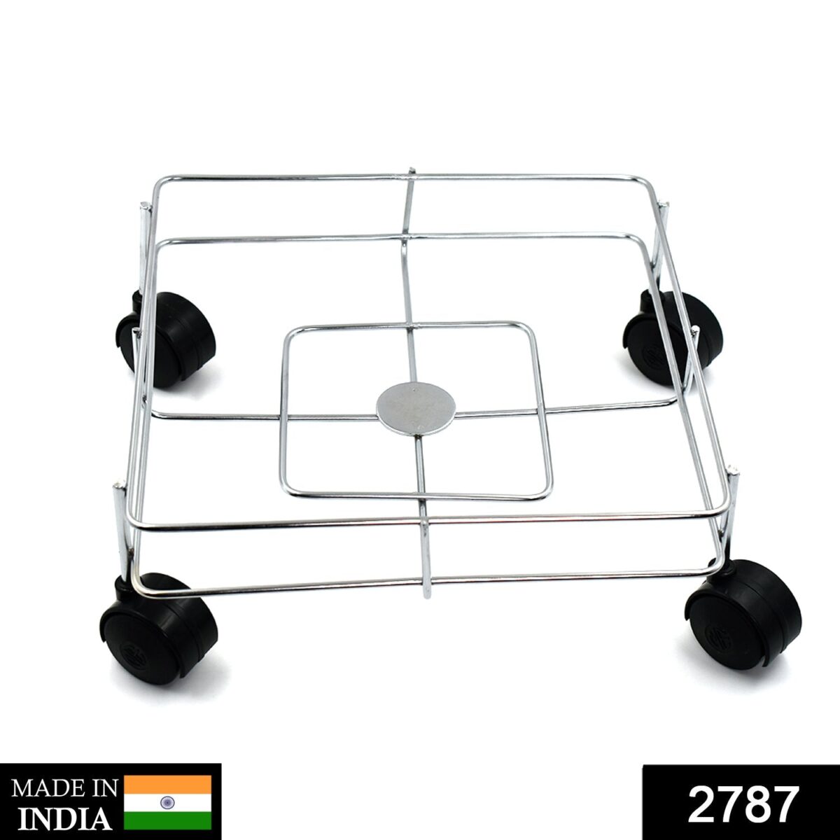 Ss Square Oil Stand For Carrying Oil Bottles And Jars Easily Without Any Problem. - Image 2