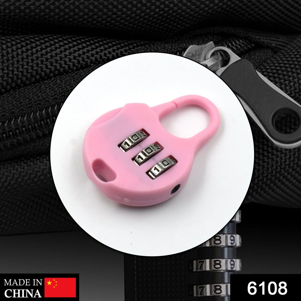 3 Digit Zipper Lock and zipper tool used widely in all security purposes of zipper materials. - Image 2