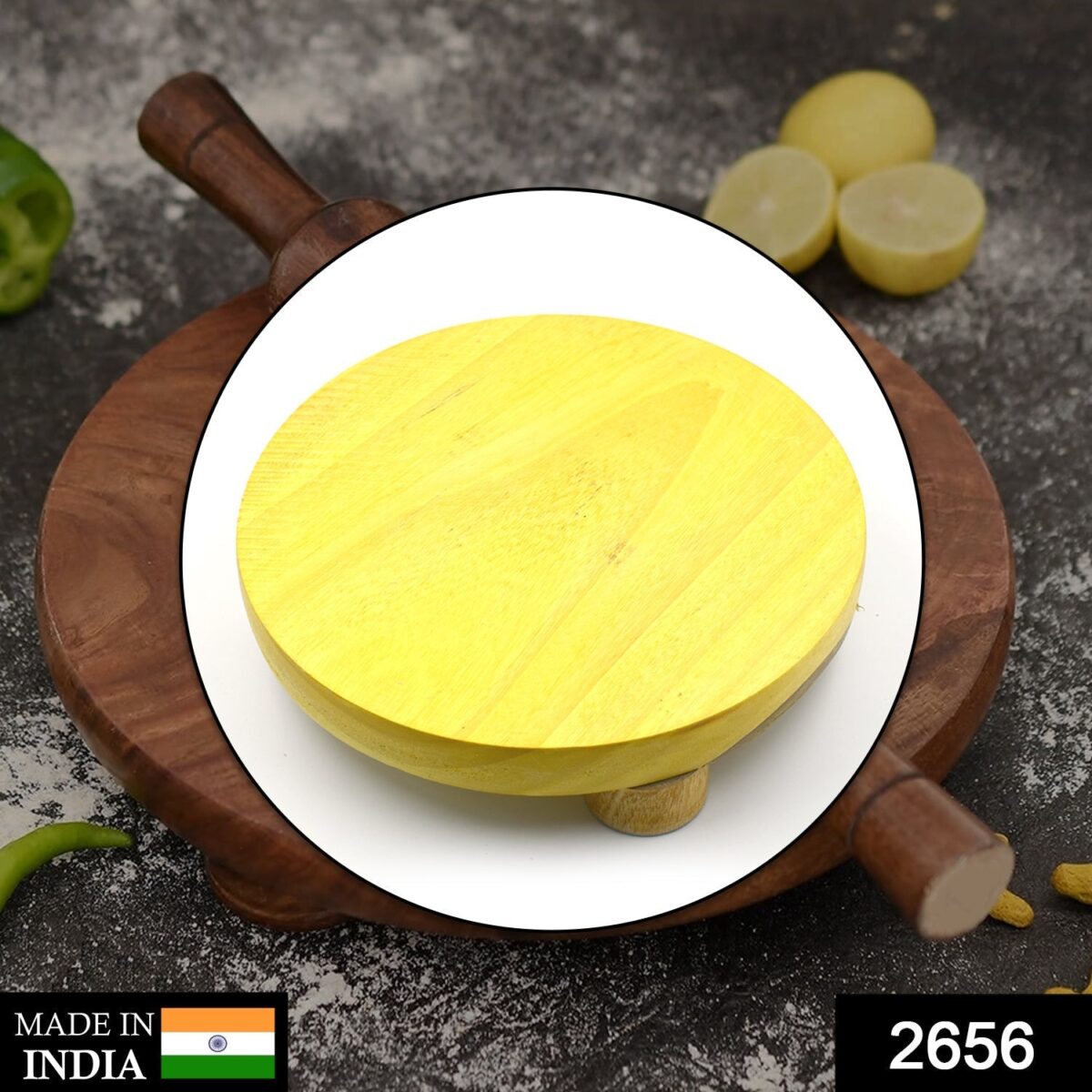 Round Roti Maker Patala Used for Home Purposes (Belan Not Including) - Image 2