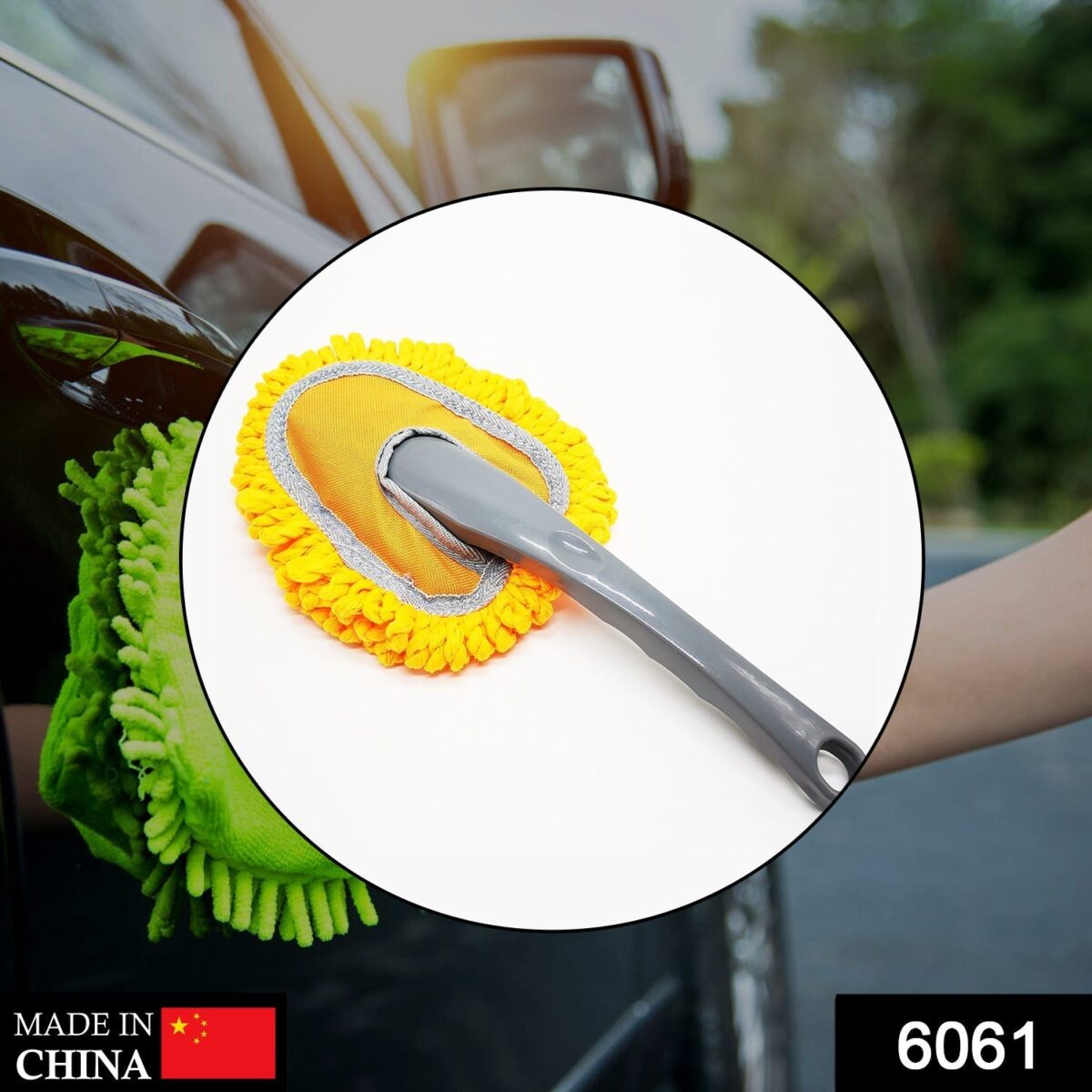 Microfiber Car Duster Used for Cleaning and Washing of Dirty Car Glasses, Windows and Exterior. - Image 2