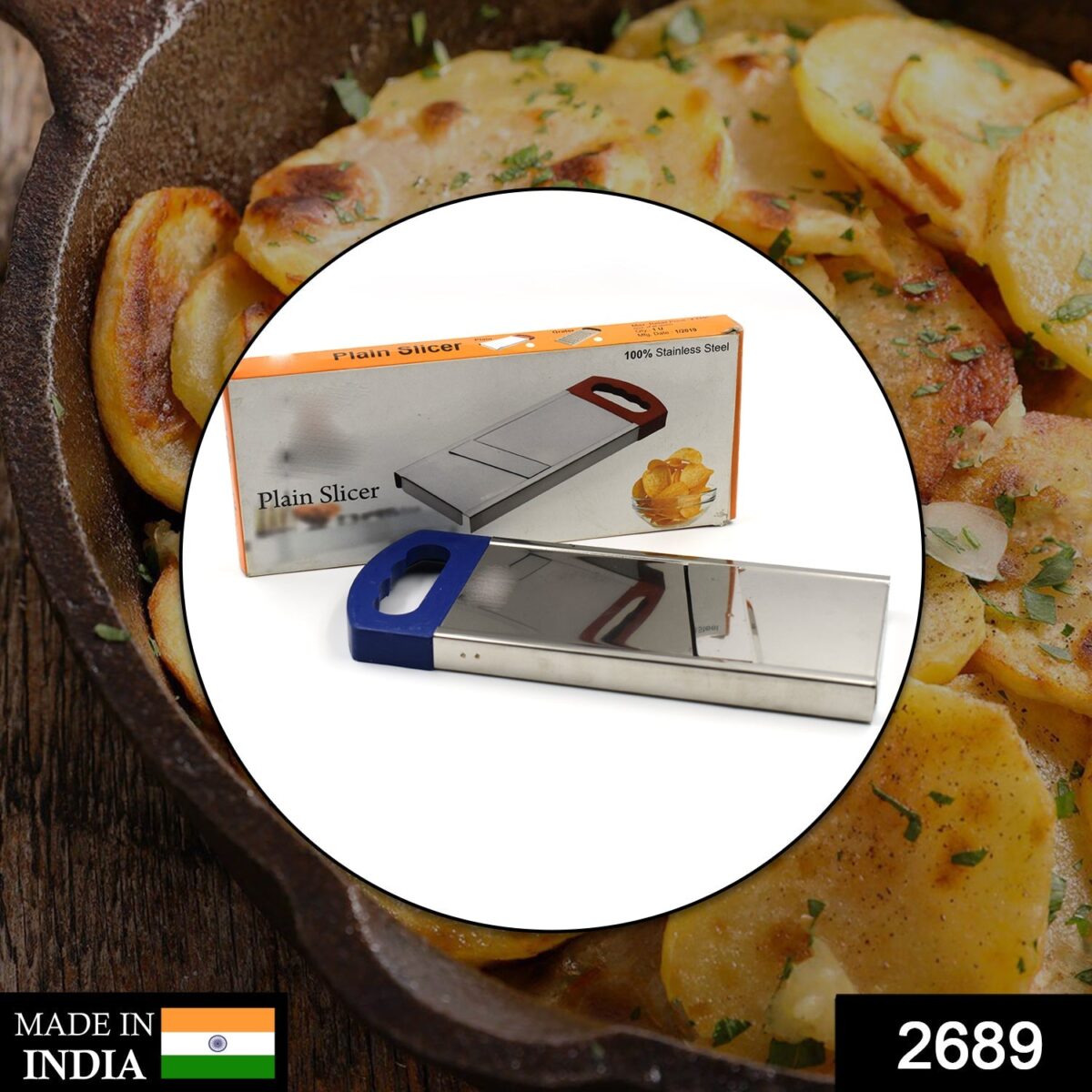 Plain Potato Slicer Ã¢â‚¬â€œ Essential Kitchen Tool for Effortless Potato Cutting & Slicing - Image 2