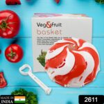 Folding Fruit Basket with Hanging Stand â€“ Lotus Shape Tray for Fruits & Vegetables (1 Pc) - Image 2