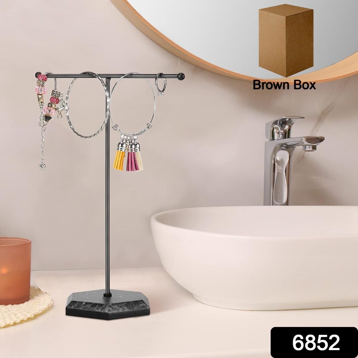T Shape Necklace Holder Jewelry Stand (1 Pc) - Image 2