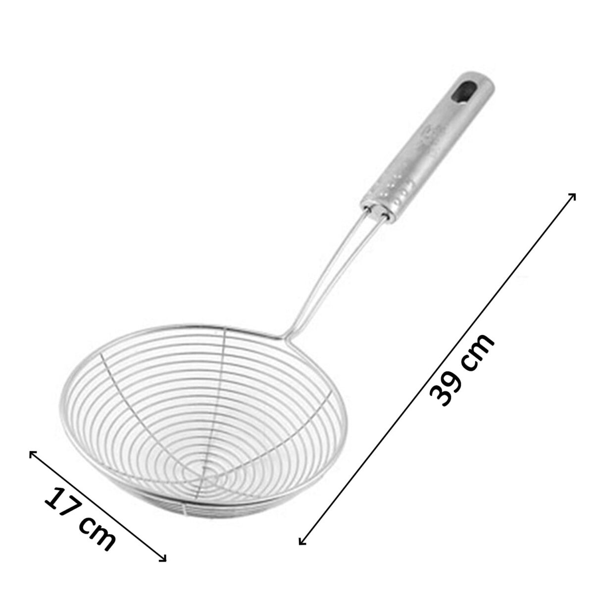 Round Stainless Steel Deep Fry  / Mesh Strainer - Image 5