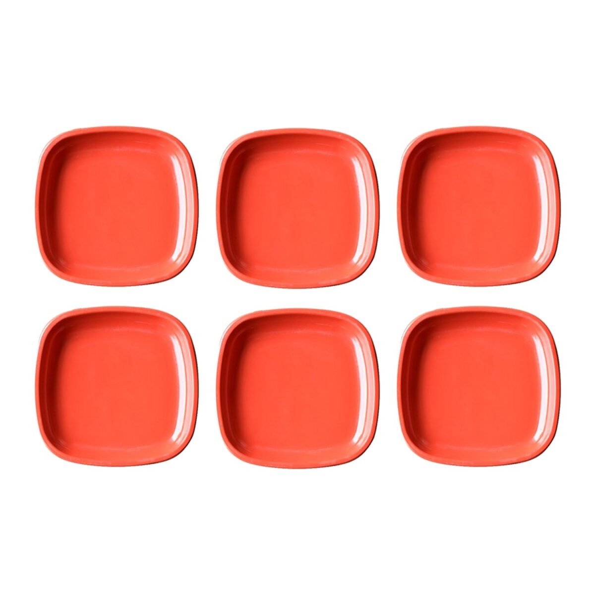 Microwave Safe Quarter Plates  Square 6 Pcs, - Image 4