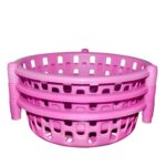 Round Multipurpose Plastic Storage Rack Organiser - Image 4